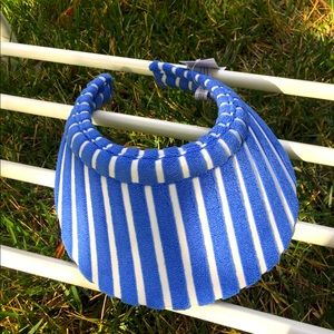 Urban Outfitters striped terry cloth visor